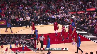 Kevin Durant Full Highlights 2016.01.10 at Blazers - 28 Pts.