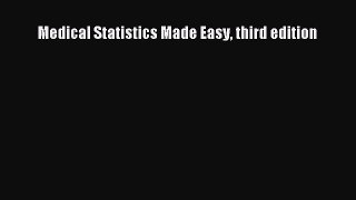 Download Medical Statistics Made Easy third edition PDF Online