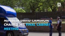 David Cameron's last day as PM and last day in the residence