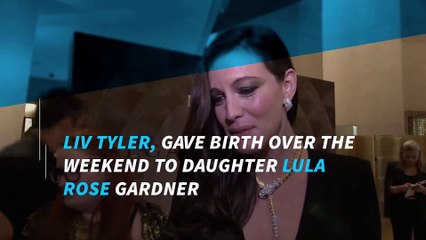 Liv Tyler introduces her new baby, Lula Rose, on Instagram