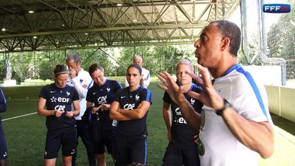 Equipe de France Féminine : vitesse et jeu à Clairefontaine !