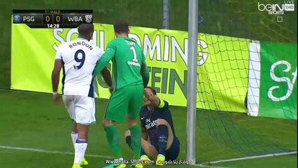 اهداف مباراة باريس سان جيرمان وويست بروميتش البيون 2-1