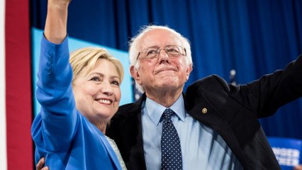 Here's the Clinton-Sanders joint speech in less than 3 minutes