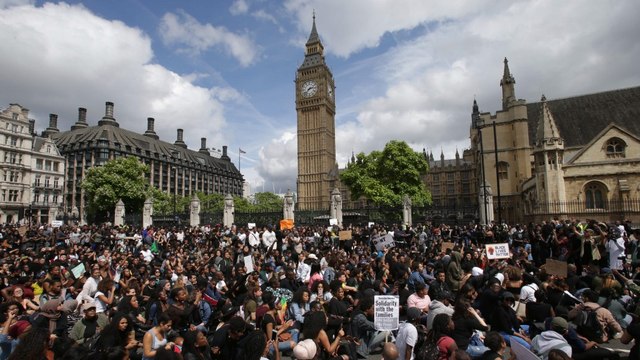 Protesters march around the world in solidarity with Black Lives Matter