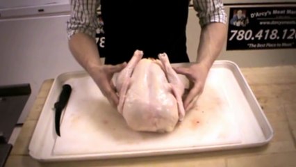 Making a Boneless Chicken Part 1: Edmonton Meat @ D'Arcy's