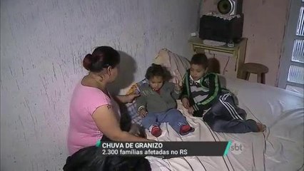 Tempestade de granizo causa destruição em cidades do Rio Grande do Sul