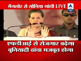 FDI in retail will benefit farmers, says Sonia Gandhi
