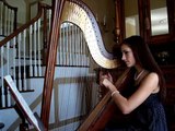 15 year old girl playing the Harp