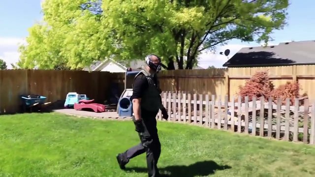 Spiderman and friends | Spider-Man vs. Bane in real life spider man gets tied Bane Spider man mule