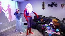 Spiderman and friends | Elsa Frozen Baby vs. Spider-Man vs. Batman Vs Joker Maleficent Aerial Frozen