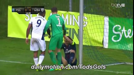 Paris Saint Germain vs West Bromwich Albion 2-1 match amical tous les buts 13 Juillet 2016 – Highlights