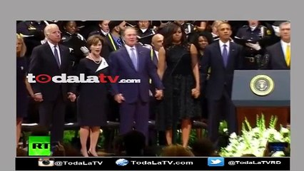 George W. Bush bailando en un funeral-Video