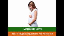 Your Maternity Leave Legal Questions Answered