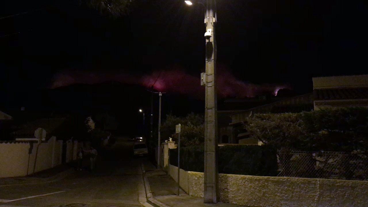 Un incendie ravage la pinède à Châteauneuf-les...