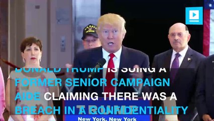 Trump brings $10 million suit to top aide over alleged 'affair cover-up'