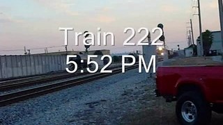 FEC Trains 222, 101 & 226 1/24/09