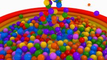 3D Color Ball Show for Kids Learn to Count Numbers 1 to 10 with Eggs Surprise 123 [DuckDuckKidsTV]