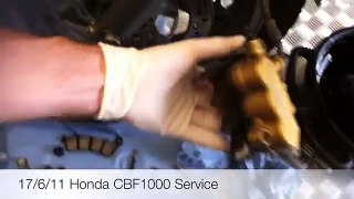 17/6/11 Honda CBF1000 Service