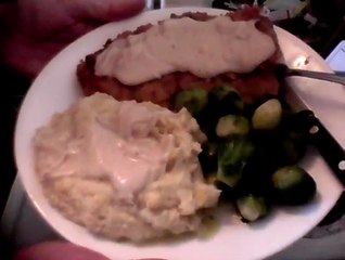 Pork chops new recipe with homeless potatoes