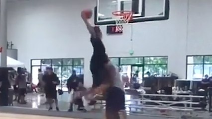 Shaquille O'Neal Dunked On By Son