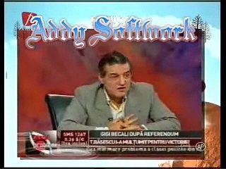 Becali injura reportera de la antena 1, pasarica lui Basescu