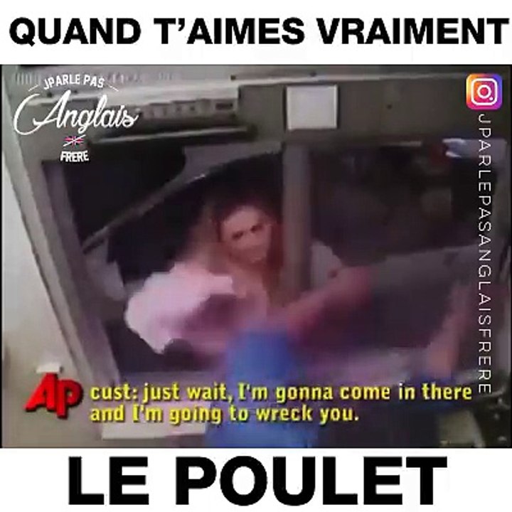 Quand t'aimes vraiment le poulet