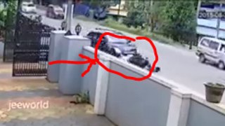 Shocking Accident in Kerala INDIA Caught on cctv