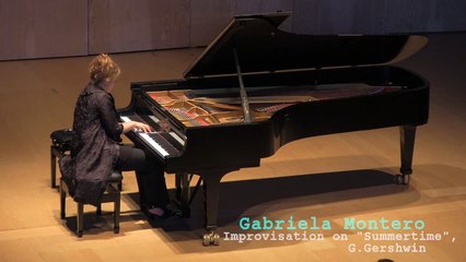 @1'23". Gabriela Montero, "Summertime". THE ALDEBURGH IMPROVISATIONS, no.2