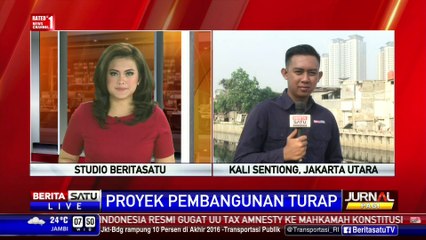 Warga Sunter Agung Keluhkan Kondisi Dinding Turap Kali Sentiong
