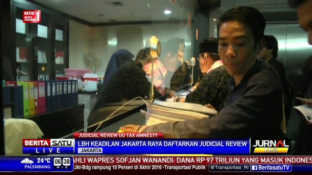 LBH Keadilan Jakarta Raya Daftarkan Gugatan Pembatalan Tax Amnesty