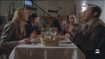Cena con litigio per lo sbirro Insinna, la moglie e i futuri sposi