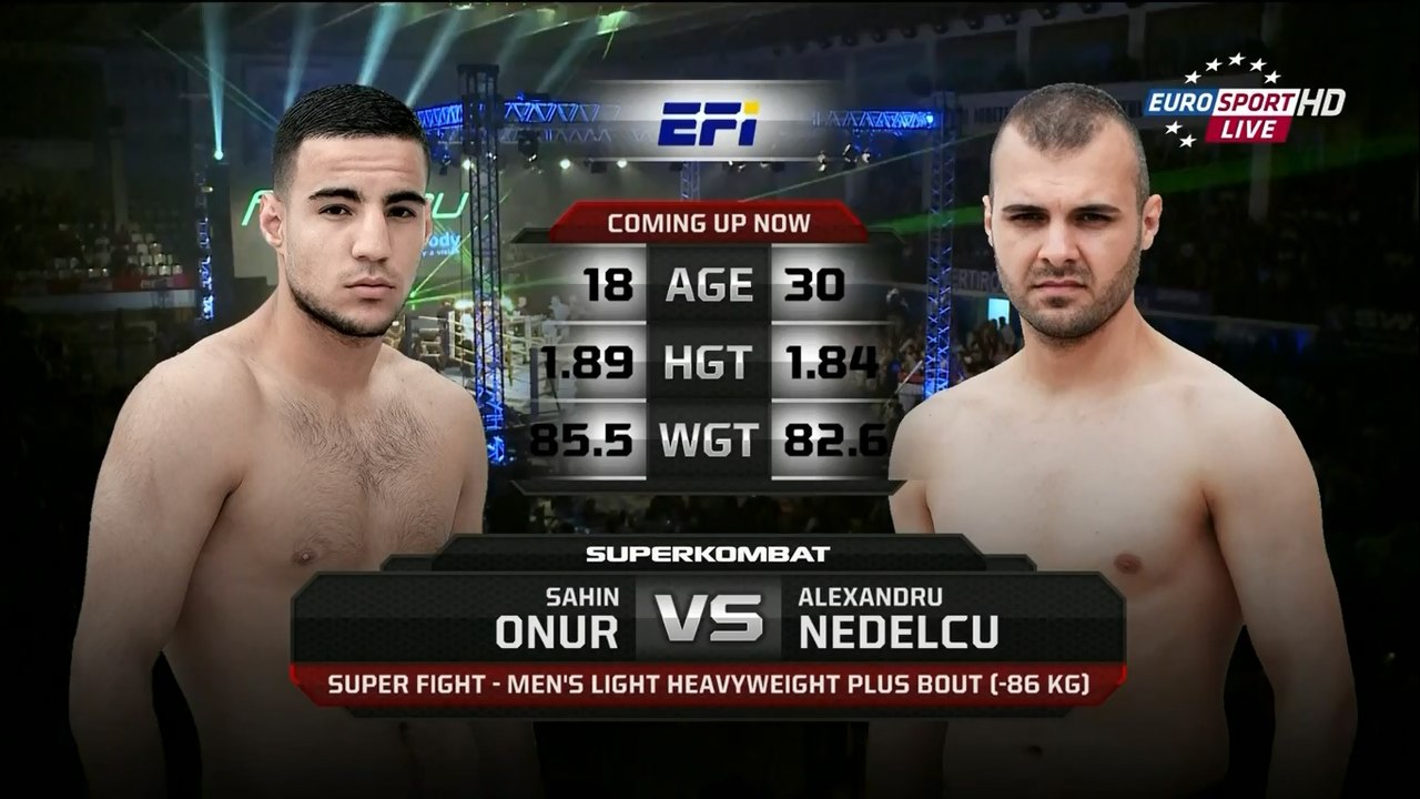 Onur Şahin - Alexandru Nedelcu Super Fight Heavyweight Plus