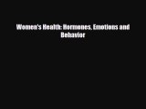 Read Women's Health: Hormones Emotions and Behavior PDF Online