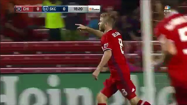 Michael de Goal Chicago Fire 1 - 0 Sporting Kansas City MLS 14 July 2016