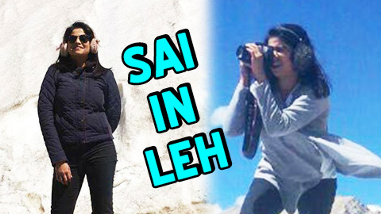 Sai Tamhankar Shoots In Leh Ladakh | Pictures O...