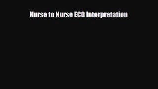 Download Nurse to Nurse ECG Interpretation PDF Online