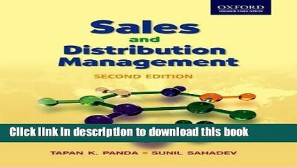 Read Sales and Distribution Management, 2e  Ebook Free