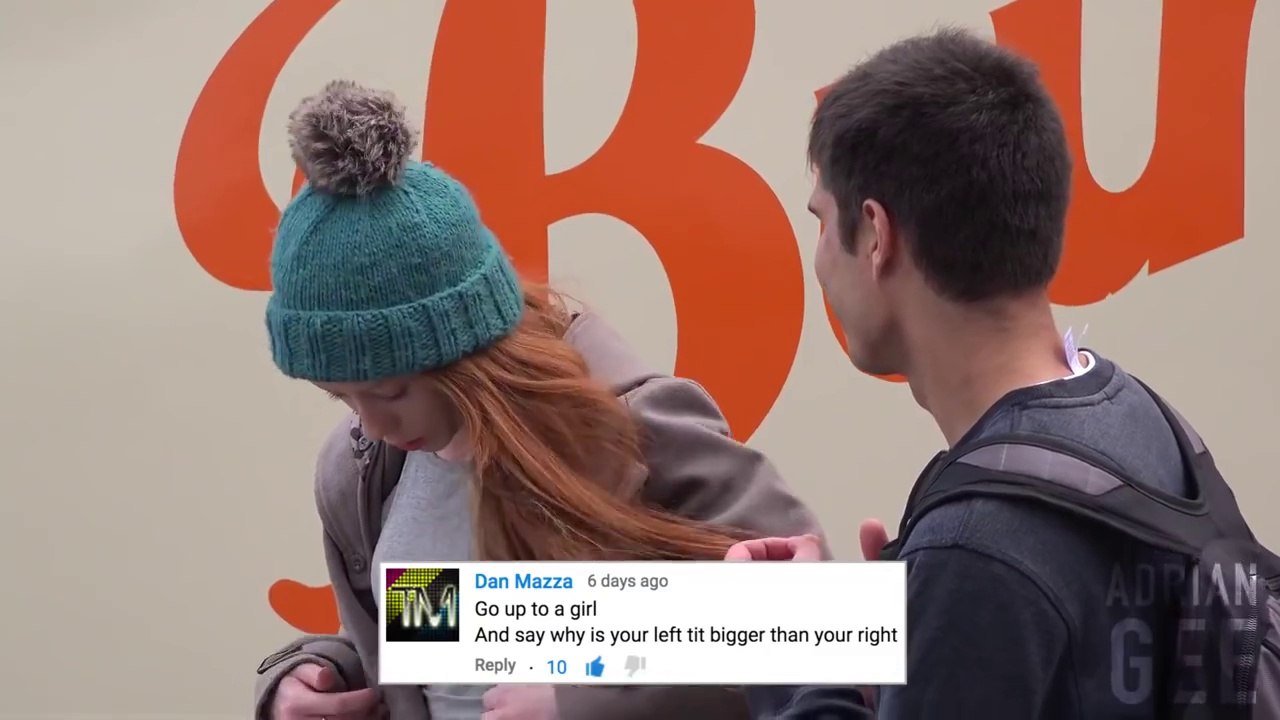 Your Left T!T is B!gger than Your Right - B@@b Public Prank - Pranks House 2016