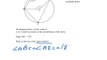 Question 23 Paper 4 November 2010 Circle theorem
