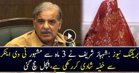 Shahbaz Sharif Ne Aik Tv Anchor Se 3 Mahine Se Shaadi Kar Rakhi Hai.