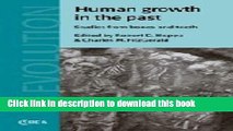 Read Human Growth in the Past: Studies from Bones and Teeth (Cambridge Studies in Biological and