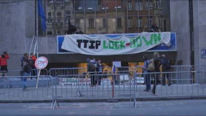 Les actions anti-TTIP se poursuivent: 40 personnes arrêtées ce matin