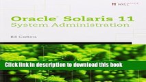 Download OracleÂ® Solaris 11 System Administration ebook textbooks