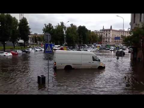Floodwaters Engulf Streets of Minsk