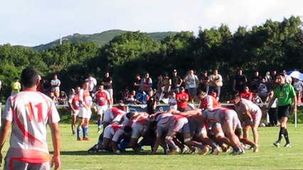 Action du match XV du PACIFIQUE - SELECTION de NOUVELLE CALEDONIE