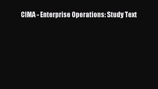 [PDF] CIMA - Enterprise Operations: Study Text Read Full Ebook
