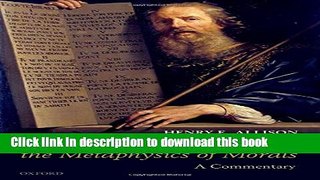 Download Kant s Groundwork for the Metaphysics of Morals: A Commentary  PDF Free
