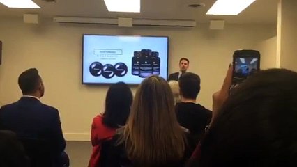 Apolo Ohno speaking about Allysian Sciences