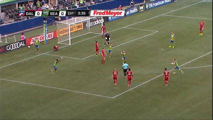 Maynor Figueroa Gets A Red Card For Saving Goal With His Hand vs Seattle Sounders!