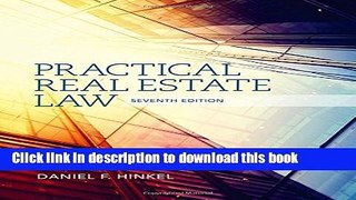 Read Practical Real Estate Law  Ebook Free